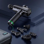 Dyzi Massage Gun Deep Tissue Massager 30 Speed 6 Heads Case & Lcd Touch Screen