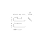 Towel Ring, Screw-in Or Self-adhesive, Matt Black, Next Collection