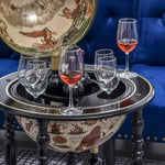 Globe Drinks Cabinet, Wood Frame