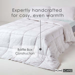 Indulgent Pure Mulberry Silk Blend 13.5 Tog Autumn/winter Duvet | Single | White
