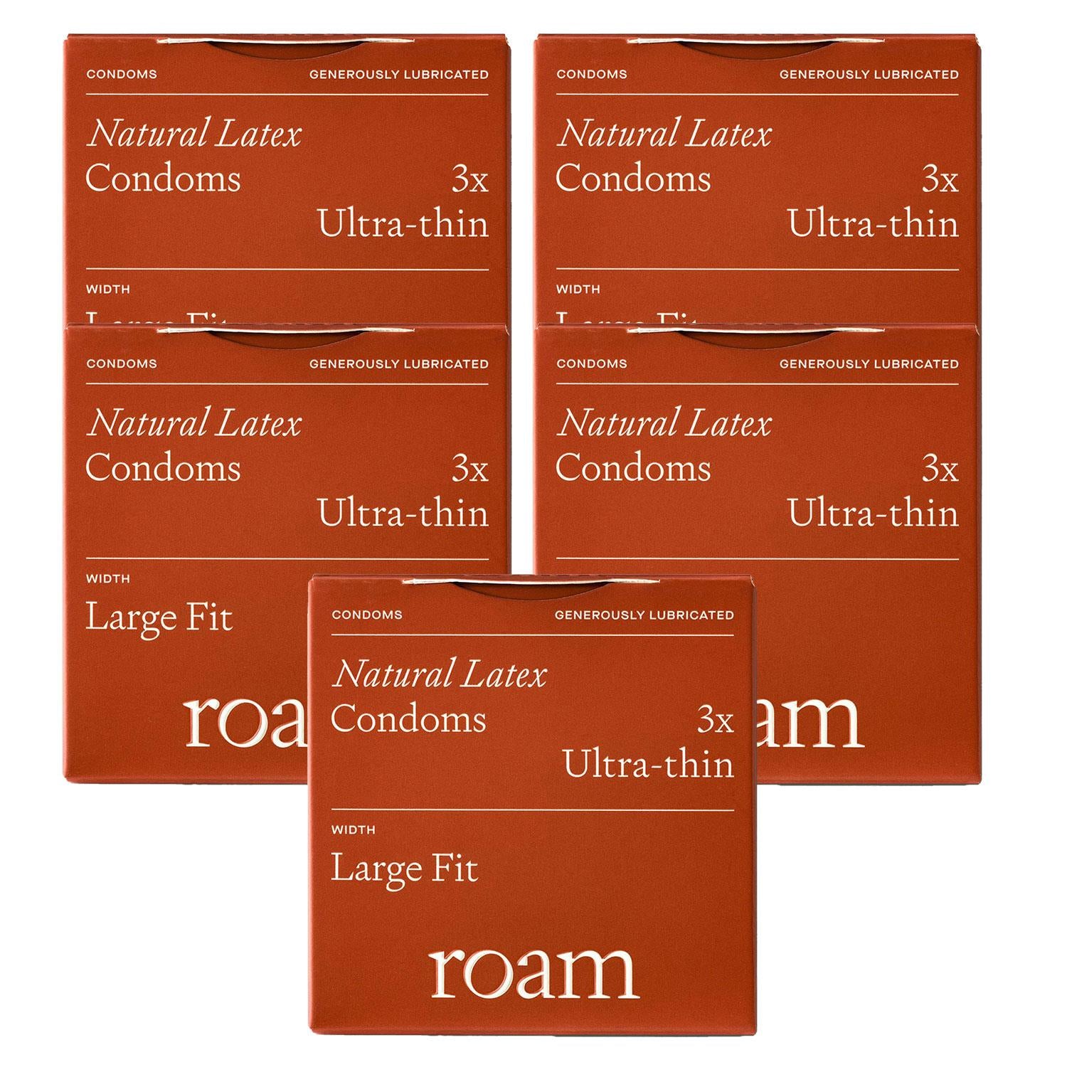5x Ultra-thin Condoms For Safer Sex & Contraception, 15 Pack