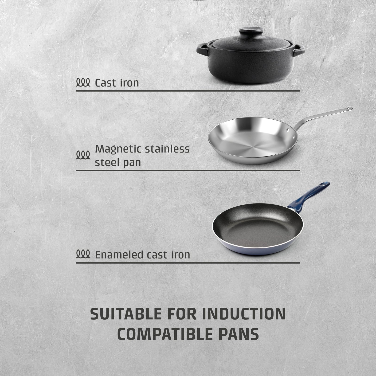 CASO Design Proslim 2000 Portable Induction Hob, Single Electric Hob With 10 Power Levels Up To 240°c