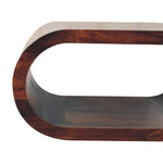 Amaya Solid Wood Coffee Table In Chocolate Brown Finish