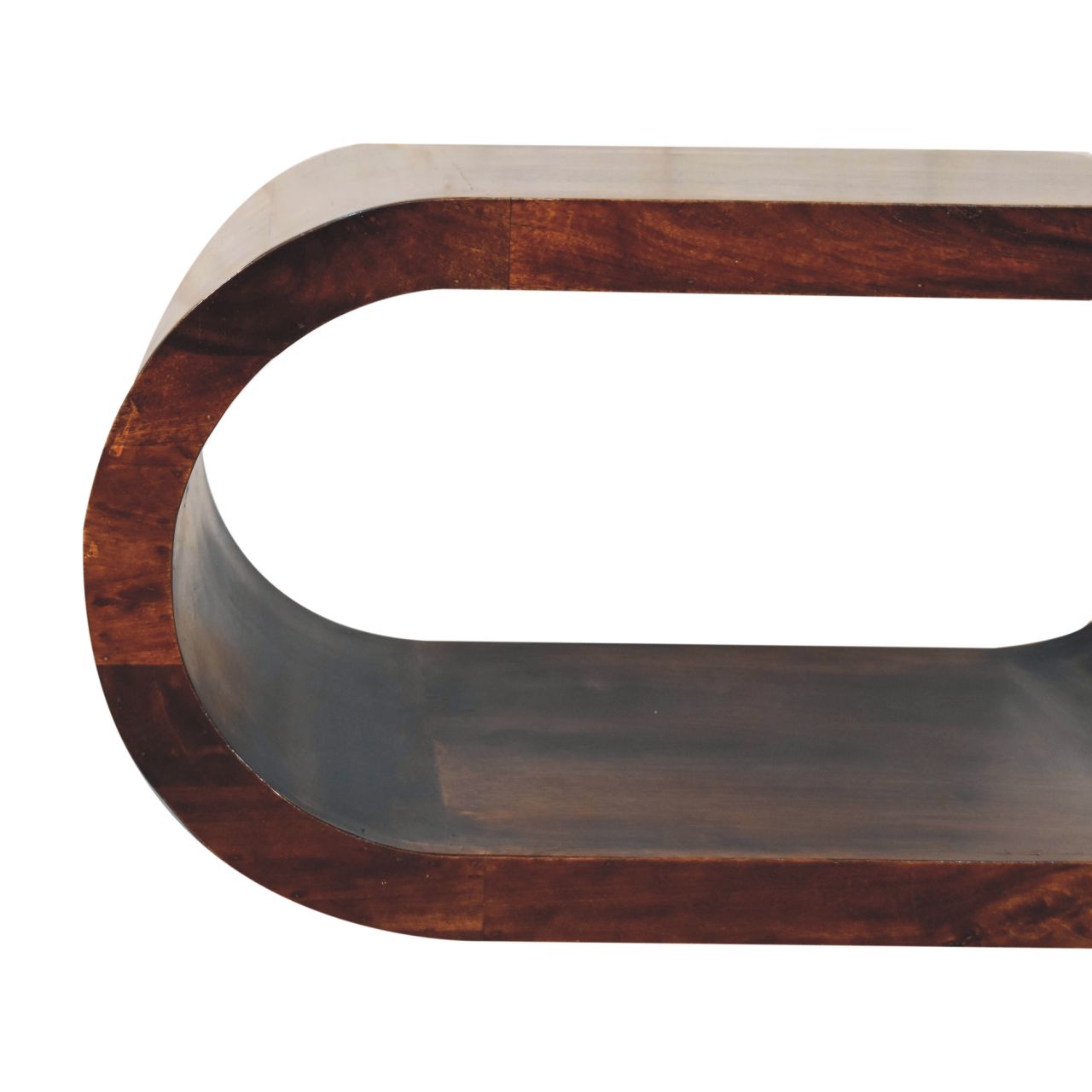 Amaya Solid Wood Coffee Table In Chocolate Brown Finish
