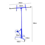 11ft Drywall Lifter With Rolling Casters Panel Hoist | Blue