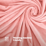 Single Fleece Blanket - Blush