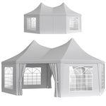 6.8 X 5m Octagonal Marquee Gazebo