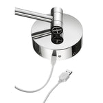 Chrome Shaving Make Up Led Mirror Usb Charging 7x Magnify | Polished Chrome