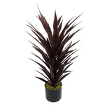 Artificial 85cm Dark Red Yucca Plant