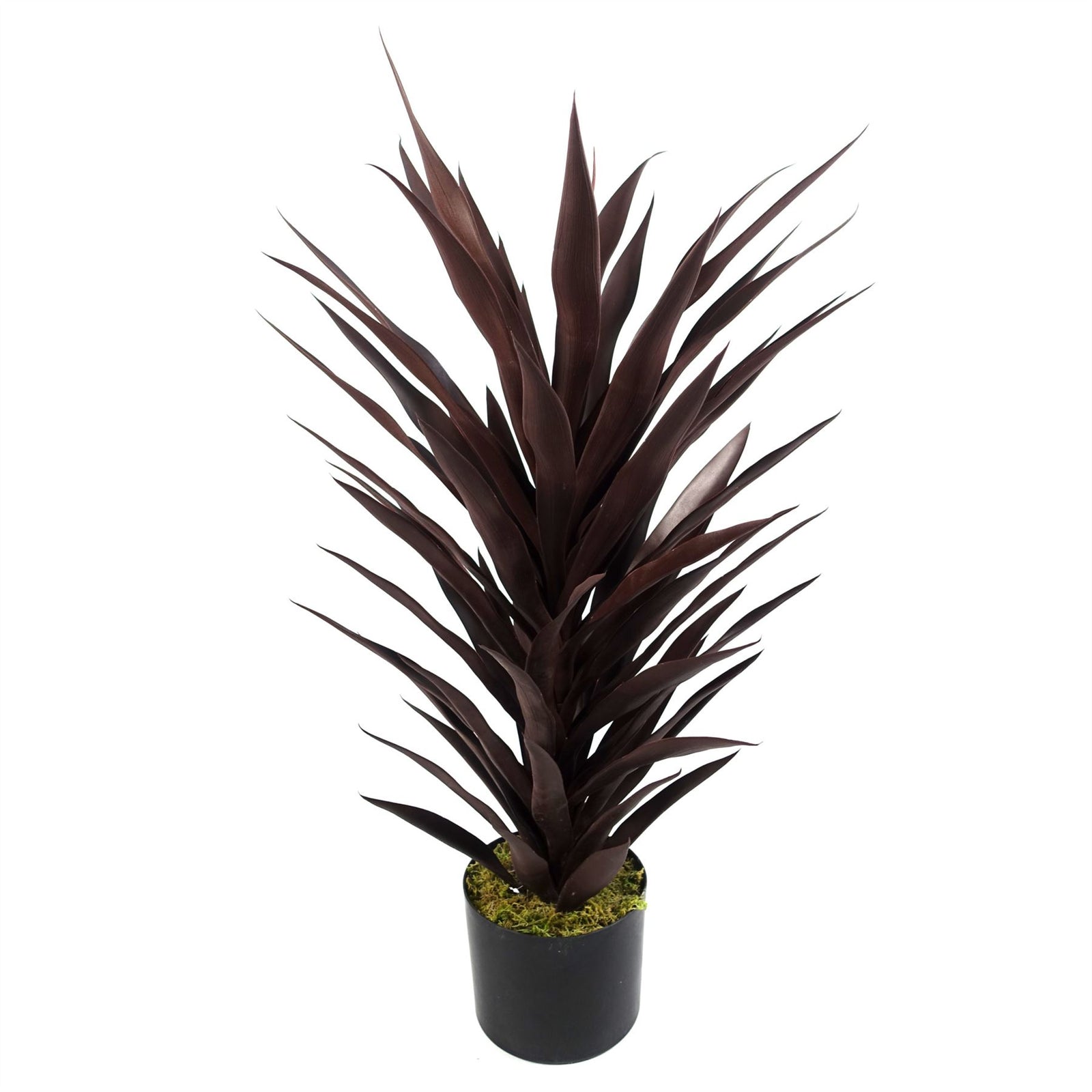 Artificial 85cm Dark Red Yucca Plant