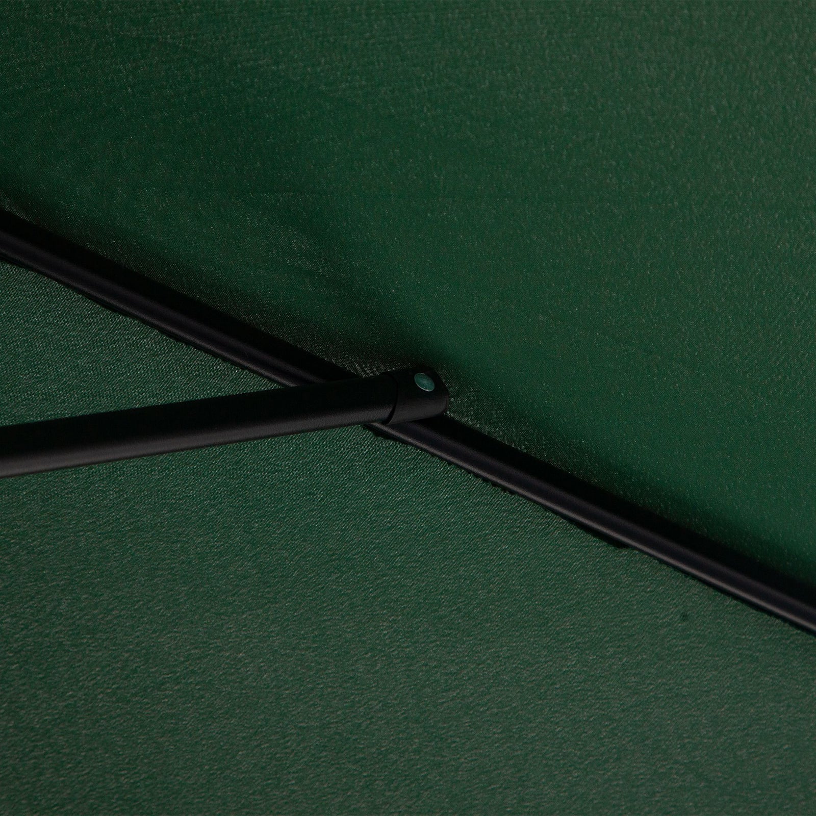 2.3m Half Round Parasol W/ Crank Handle | Green