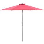 2.8m Patio Umbrella Parasol Outdoor Table Umbrella | Red