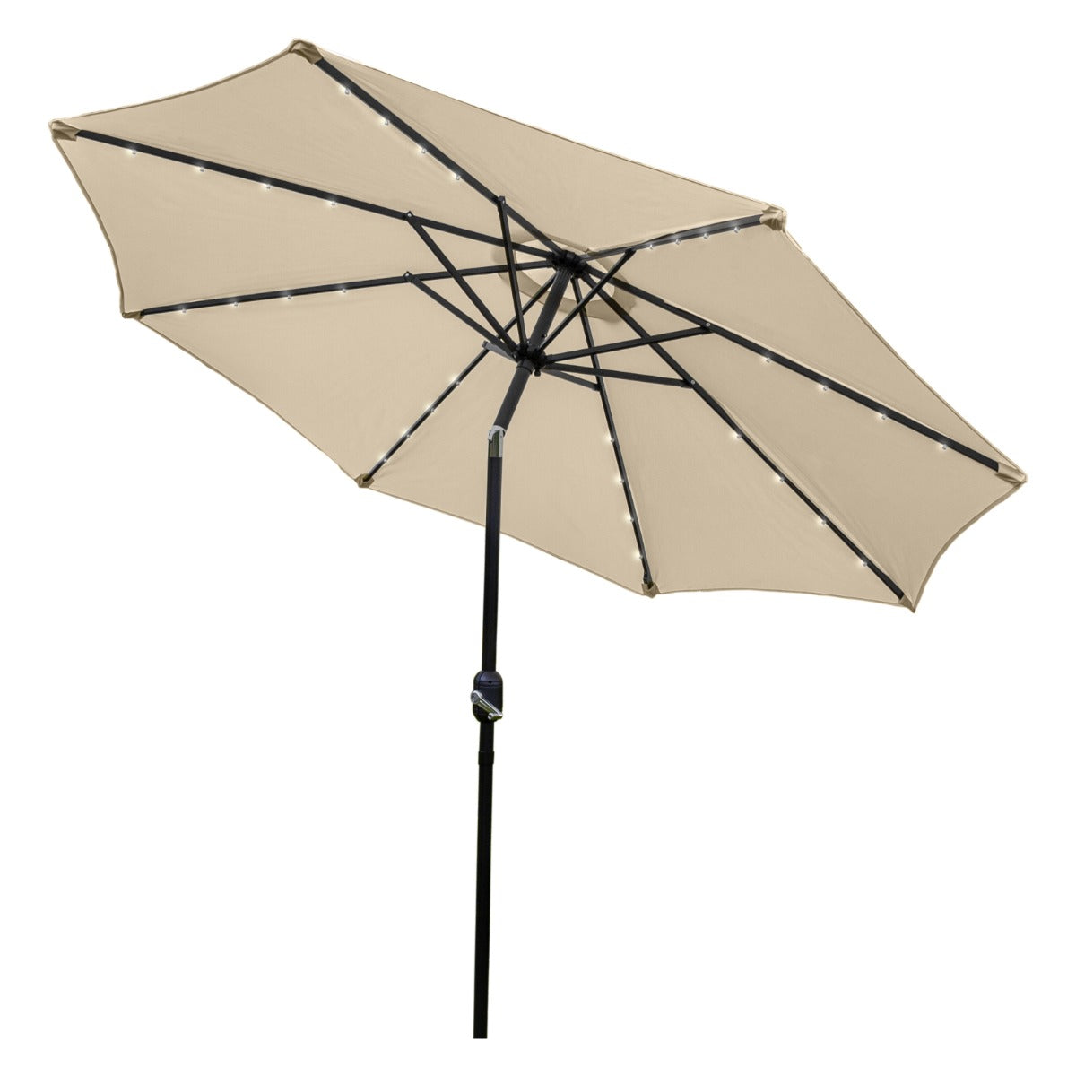 2.7m Led Tilt Parasol | Beige