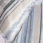 Blue Chalkie Cotton Printed Duvet Cover Set | Super King | Blue