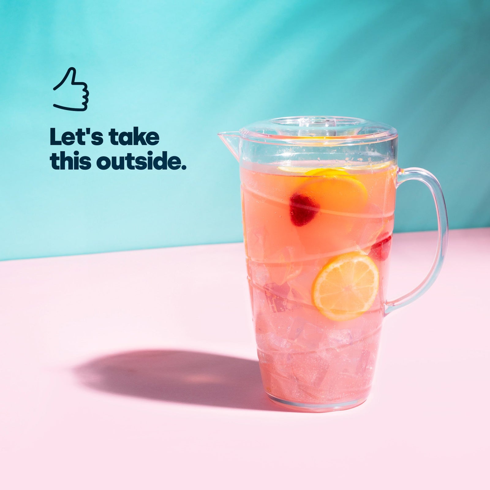 Swirl Outdoor 2l Pitcher - Transparent