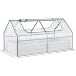 Raised Garden Bed With Greenhouse | Silver