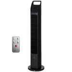 Oscillating Tower Fan Floor Fan With 7.5h Timer Home Office | One Size | Black