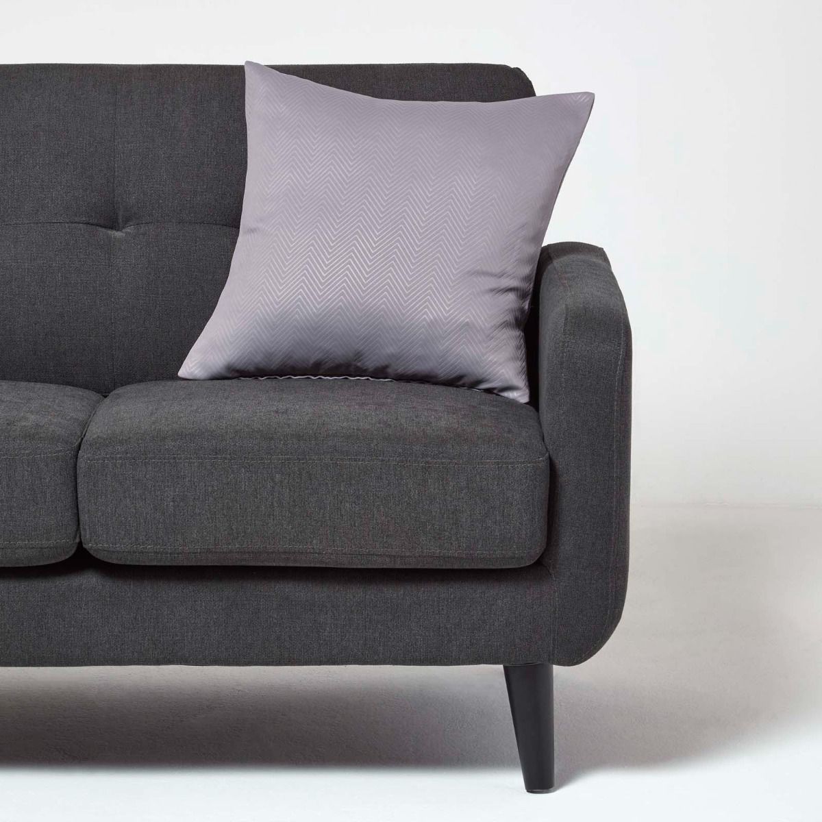 Herringbone Chevron Cushion Cover | 45cm x 45cm | Grey