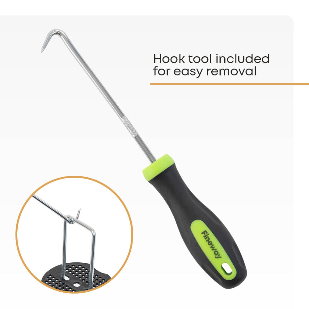 50 Weed Membrane Pegs With Tool