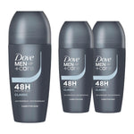 Men+care Roll On Classic Antiperspirant Deodorant 48h Protection, 3x50ml