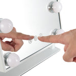 Vanity Mirror With Lights Touch Screen Control With A Usb Wire