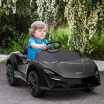 Mclaren Licensed Kids Electric Ride-on Car W/ Remote Control | Black