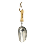 Stainless Steel Potting Scoop With Ash Wood Handle