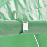 Polytunnel Greenhouse With Zipped Door 3x2m | Green