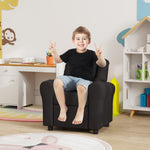 Kids Recliner Armchair Games Chair Children Seat Girls Boys Sofa | Black