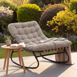 Solace Outdoor Rocking Chair | One Size | Light Brown