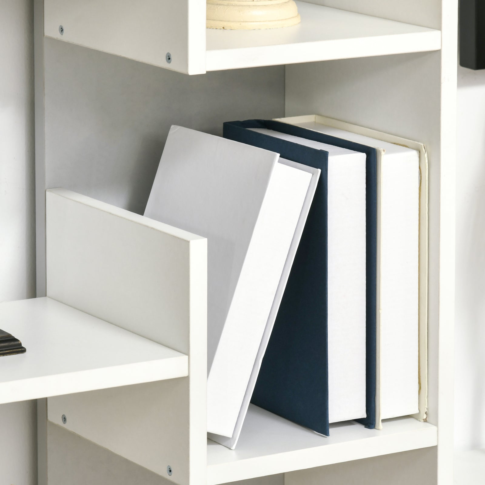 6 Tier Bookshelf Freestanding Decorative Storage Shelves