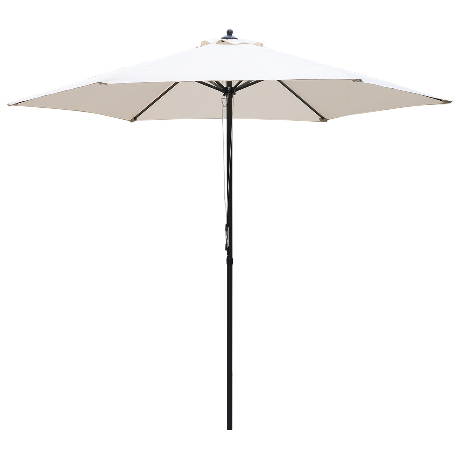 2.8m Patio Umbrella Parasol Outdoor Table Umbrella | Cream