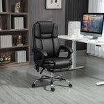 Massage Office Chair, Pu Leather | Black