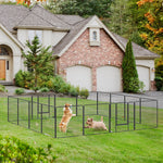 16 Panels Heavy Duty Puppy Play Pen For Small, Medium Dogs 80hcm