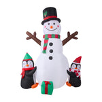 Breeins 180 Cm/6 Ft Blow Up Christmas Snowman Inflatable Decoration With Led Lights