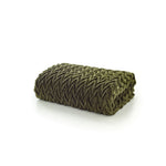 Tadcaster Supersoft Warm Chevron Designn Throw – 140x180cm Blanket | 140cm x 180cm | Green