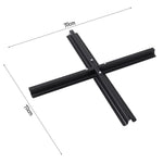 3m Banana Cantilever Patio Parasol For Outdoor Sunshade And Rain With A Cross Base And A Square Base | One Size | Light Grey