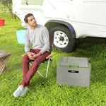 Car Refrigerator, Portable Compressor Car Fridge Freezer | Medium | Light Green