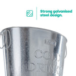 Galvanised Ice Bucket & Champagne Bath