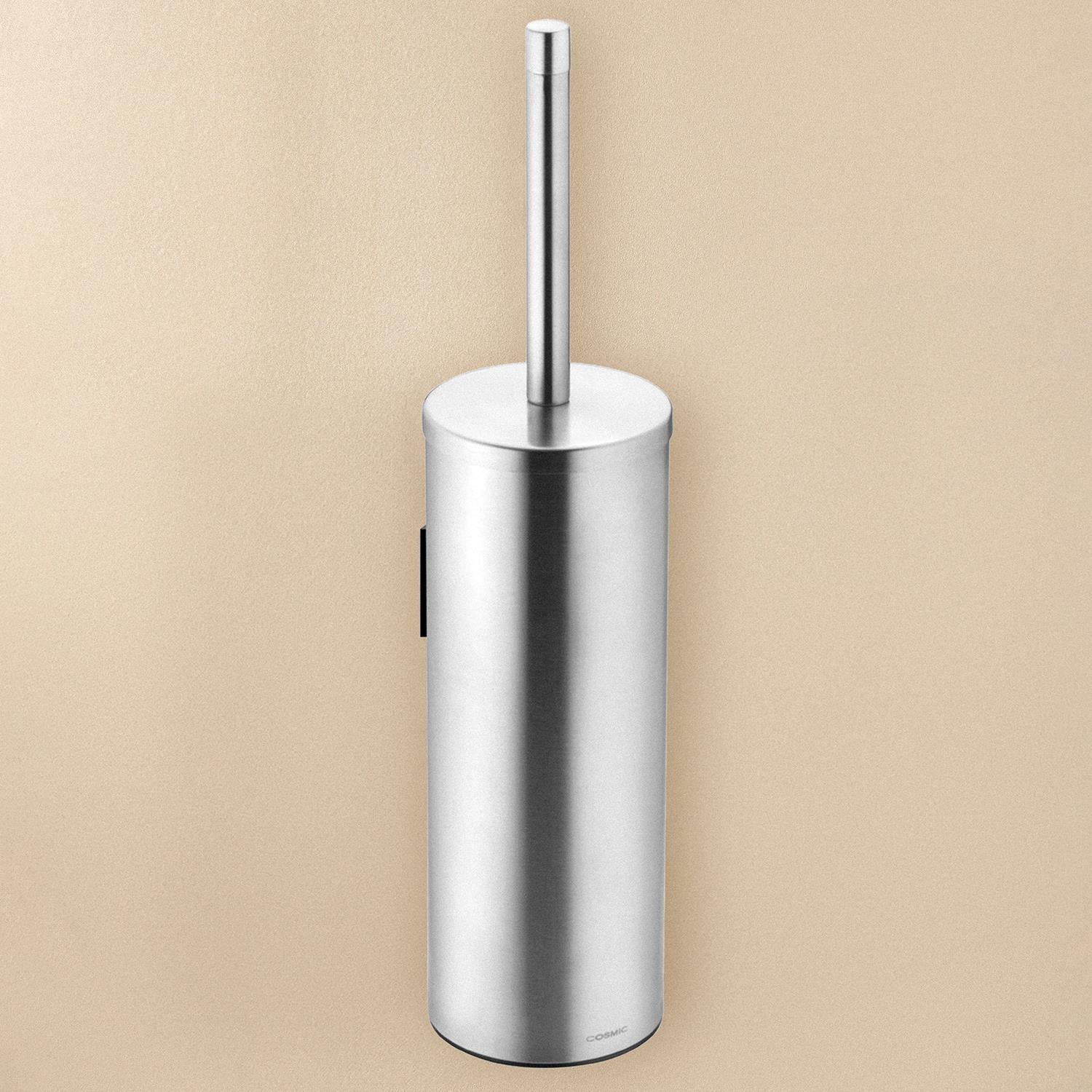 Toilet Brush, Wall-mounted, Matt Stainless Steel, Logic Collection
