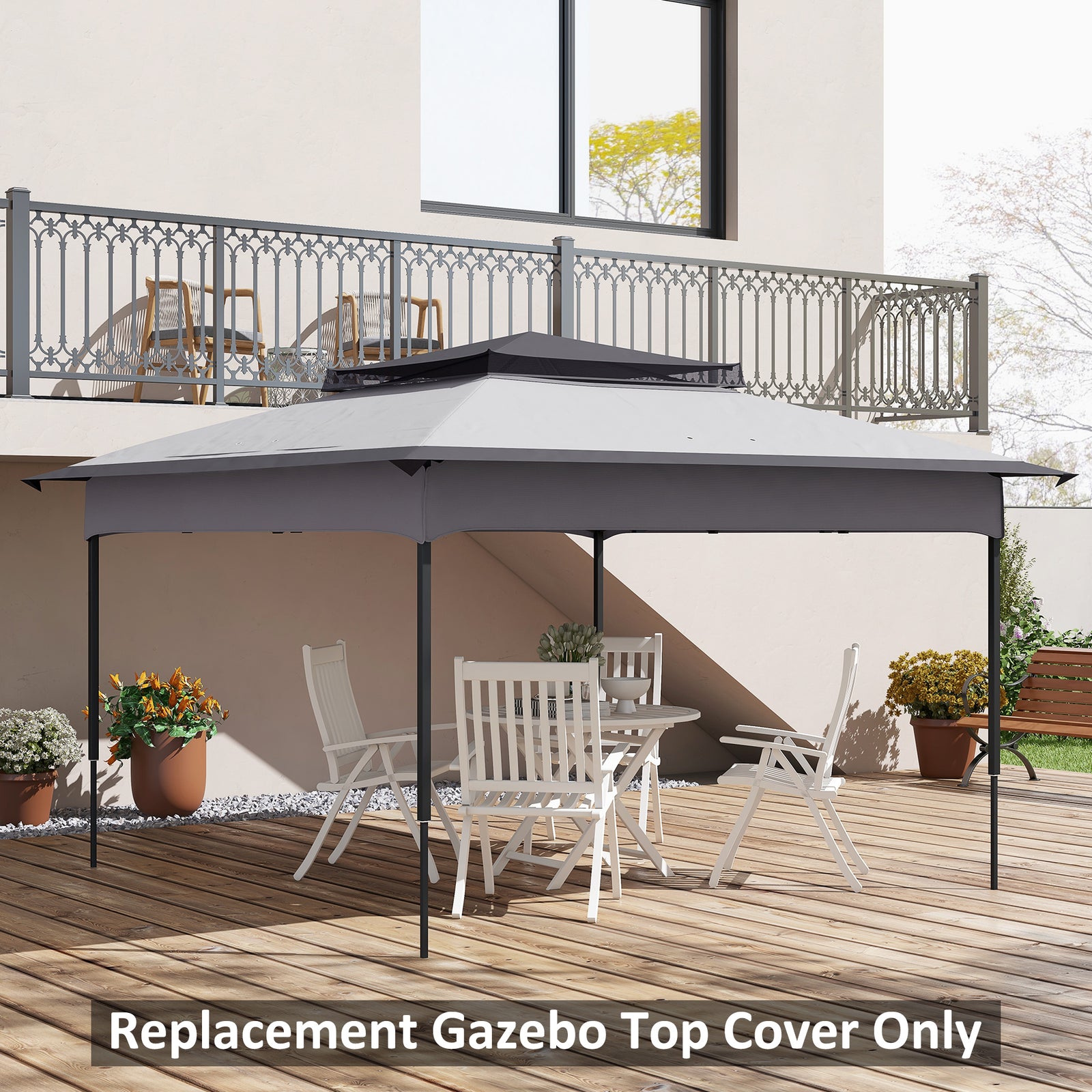 2-tier Gazebo Cover Replacement, 30+ Uv Protection
