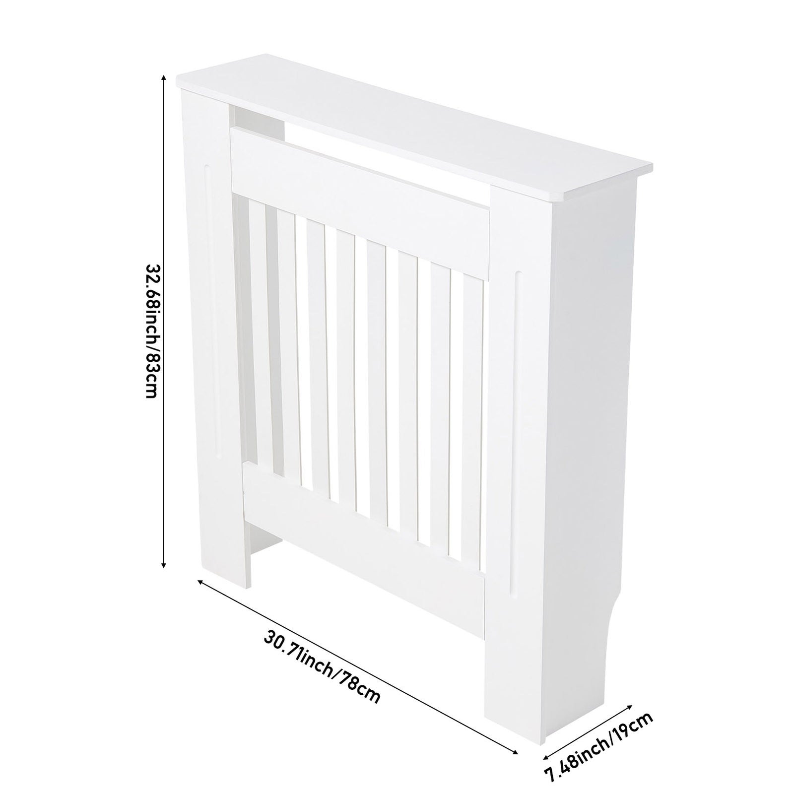 Modern Vertical Slat Radiator Cover | Small