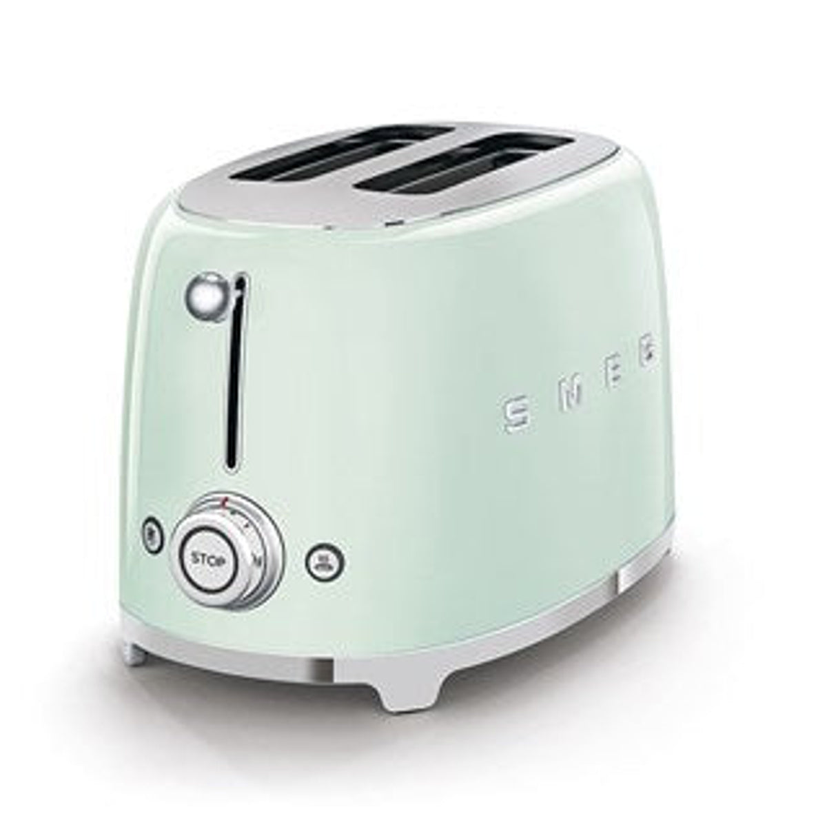 Tsf01 2 Slice Toaster With Bun Warmer Set | Light Green
