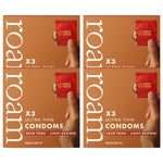 12x Light Brown Condom For Safer Sex & Contraception (3x4 Pk)