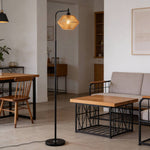 Breeins Modern Floor Lamp With Irregular Shade