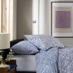 Elsie Cotton Printed Duvet Cover Set | Double | Blue