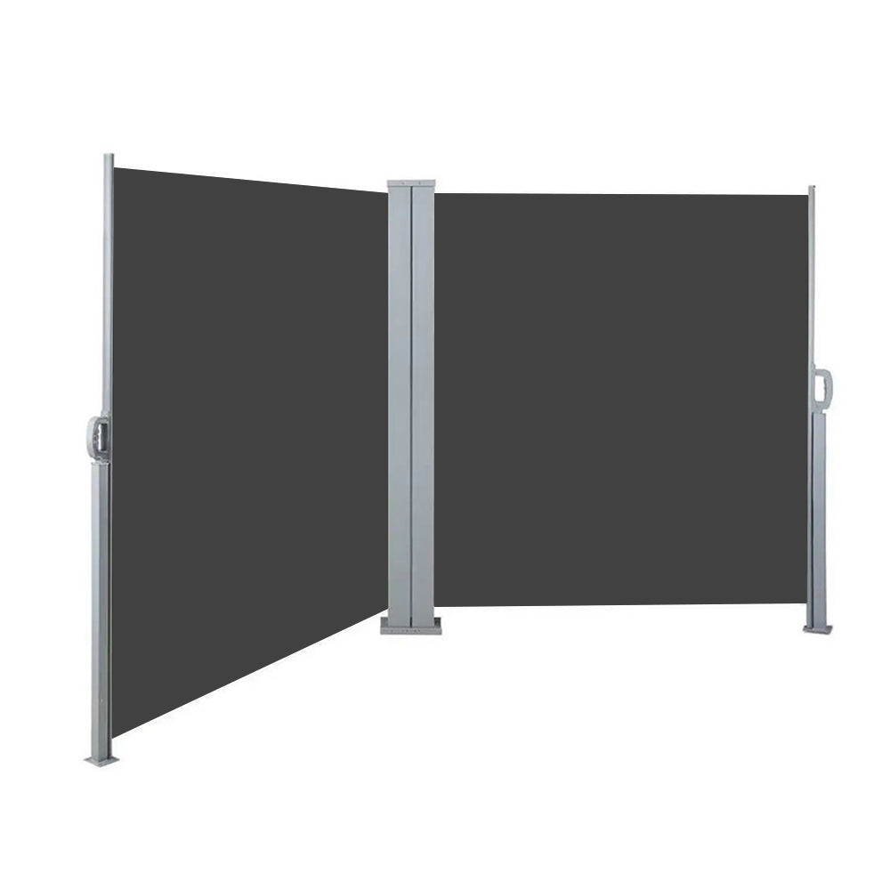 Outdoor Retractable Privacy Side Awning | Large