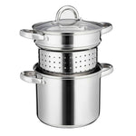 Stainless Steel Pasta Pot With Strainer