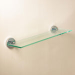 Bathroom Shelf, Organizer, Glass Chrome 10kg Resistance, Start Collection