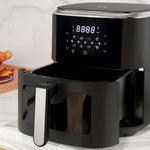HOMCOM 6.5l Air Fryer With Digital Display Rapid Air Circulation